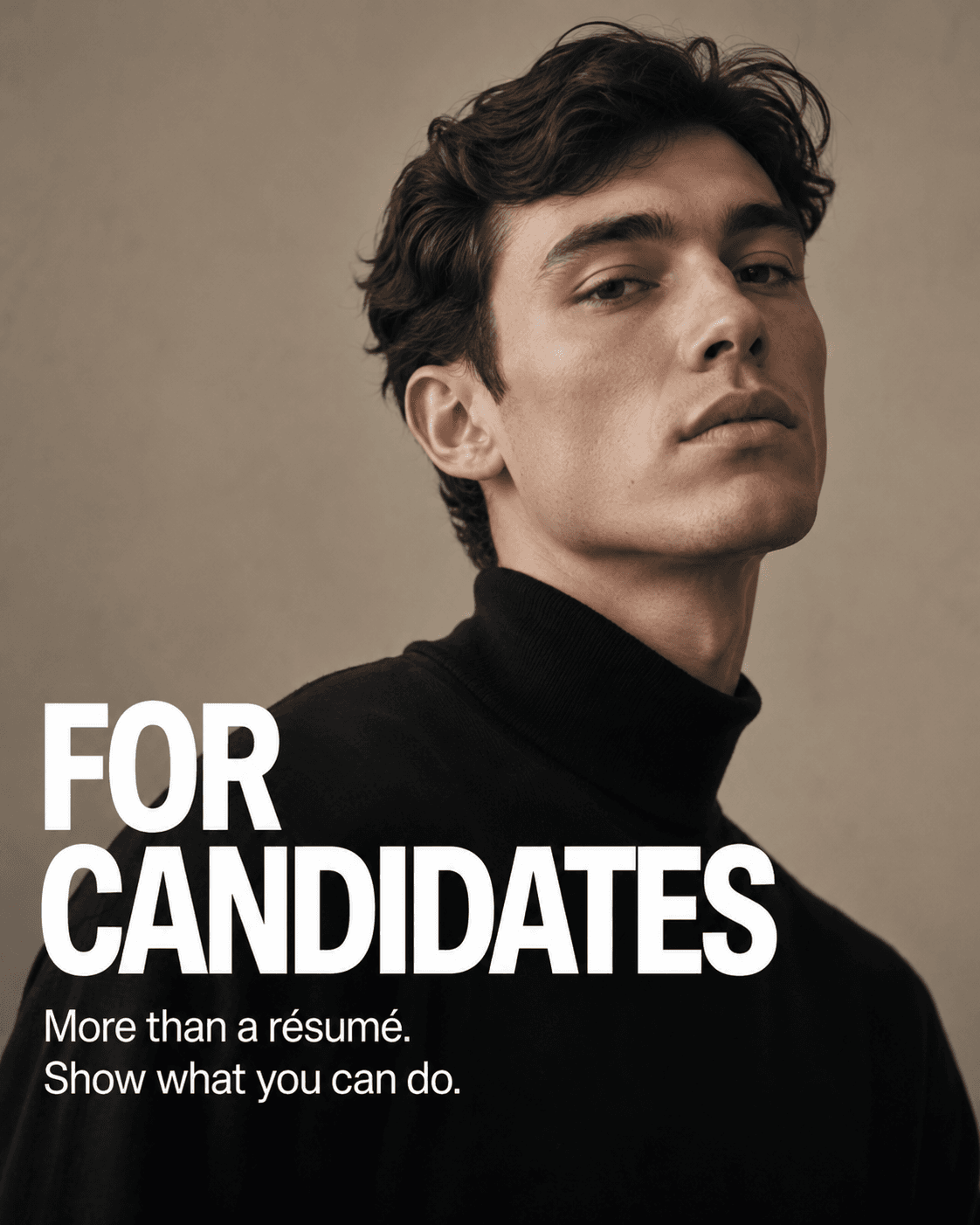 Editorial cover for candidates